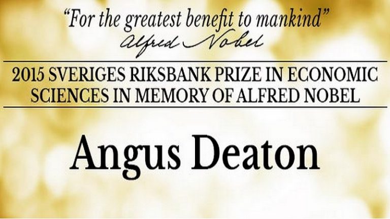 Angus Deatoné az idei közgazdasági Nobel-emlékdíj
