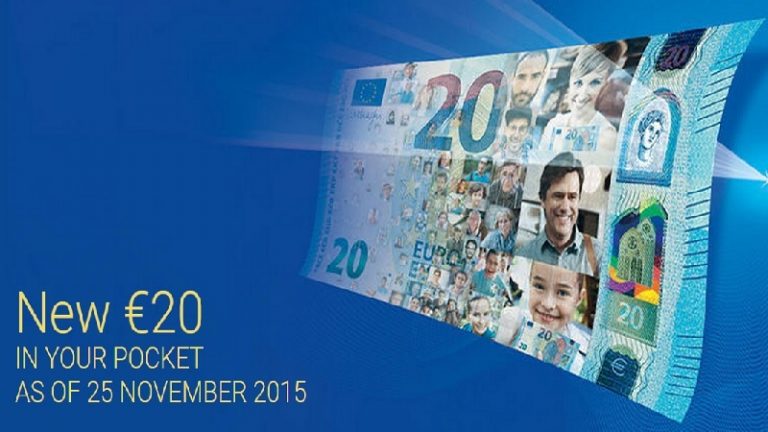 Jön az új 20 eurós, tájékoztat az EKB