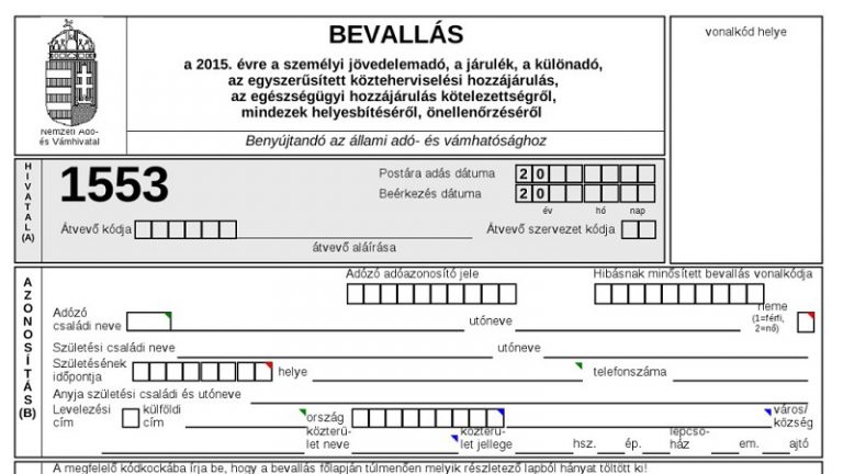 Hogyan nyújtható be a személyijövedelemadó-bevallás?