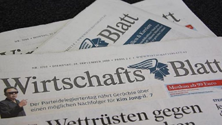 Már csak két hétig bírja a WirtschaftsBlatt Már csak két hétig bírja a WirtschaftsBlatt