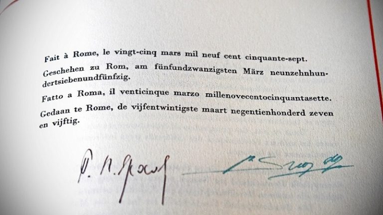60 éve írták alá a Római Szerződéseket 60 éve írták alá a Római Szerződéseket