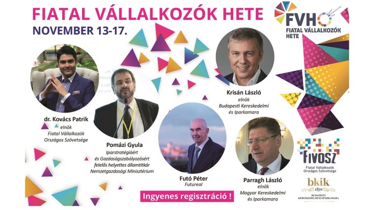 A Budapesti Vállalkozók Napjával indul a Fiatal Vállalkozók Hete
